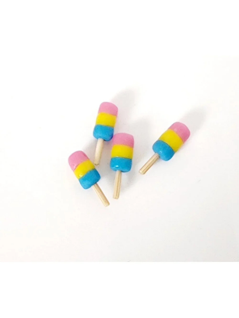 8PCS - Miniature Dollhouse Fruity Popsicles